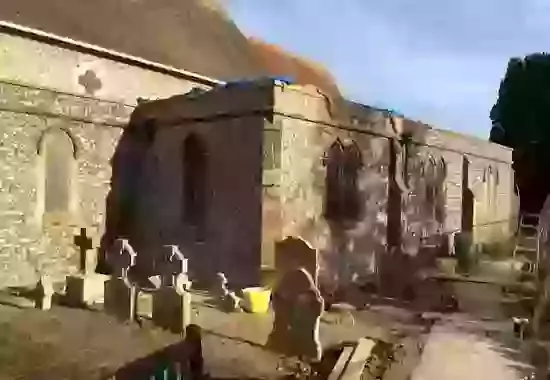 Drying and settling into the churchyard